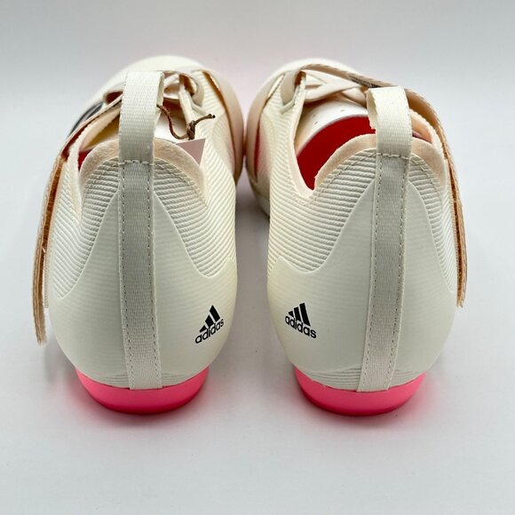 Men's Adidas The Indoor Cycling  Shoes Off White Shadow Maroon 3Bolt GX1669 Sz11 - Picture 6 of 13